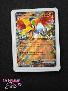 Pokemon Card Ethan’s Ho-Oh EX 039/182